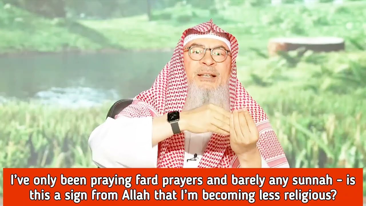 Praying Fard & Barely Any Sunnah Is It Sign From Allah I've Become Less Imaan?