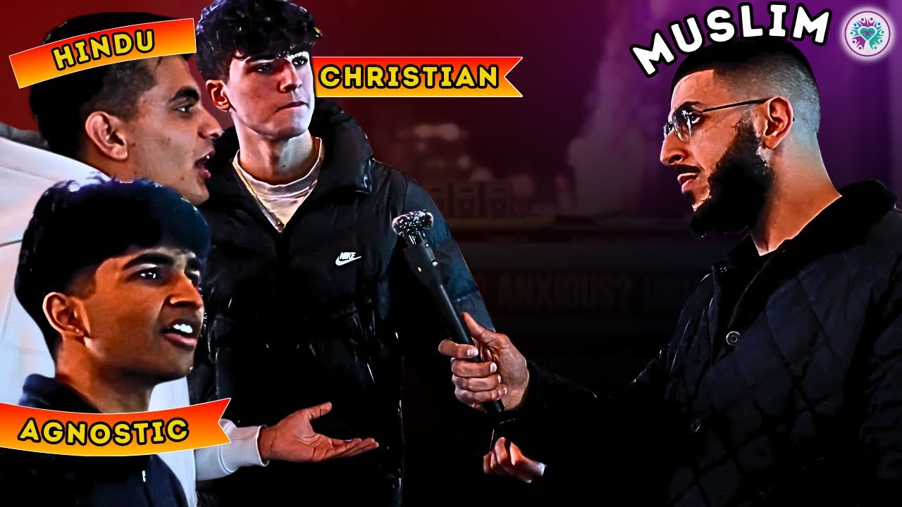 3 YOUNGSTERS DEBATE ALI DAWAH AT LEICESTER SQUARE!