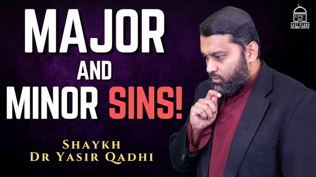 MAJOR and Minor Sins