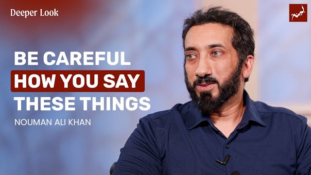 Having Taqwa In Your Speech - Nouman ...