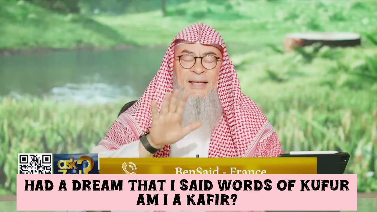 Had a dream that I said words of kufr, am I a kafir