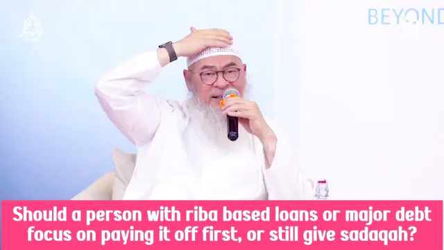 Should A Person With Riba/Debt Focus ...