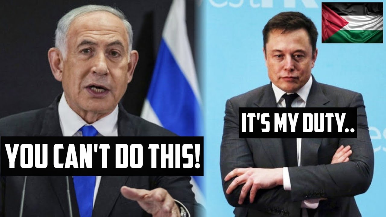 ELON MUSK IN TROUBLE FOR HELPING PALEST!NE