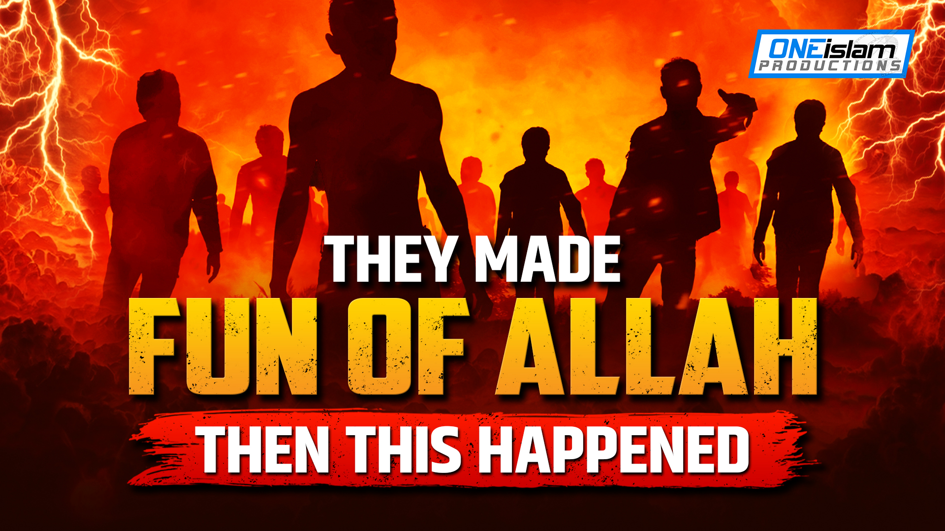 THEY MADE FUN OF ALLAH THEN THIS HAPPENED