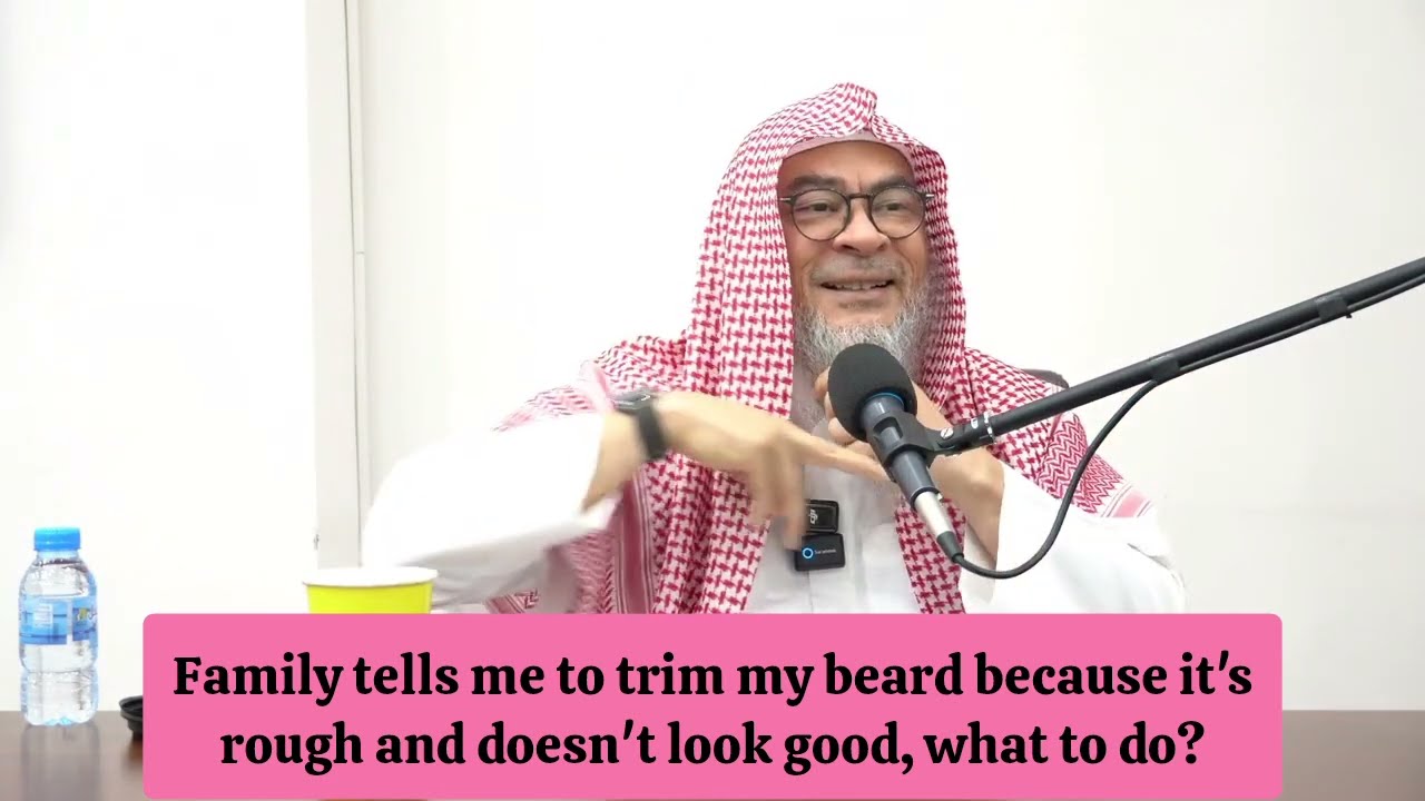 Family tells me to trim my beard because it's rough & doesn't look good, what do