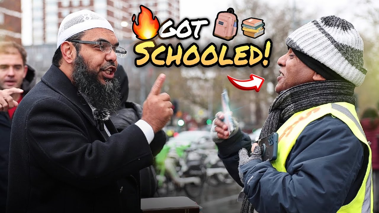 UK DEBATE  Christian Street Preacher Gets SCHOOLED by Muslim