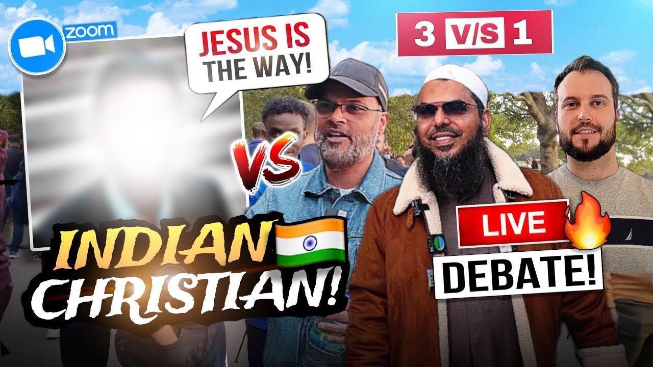 3 vs 1 DEBATE - INDIAN Christian Finally Admits Jesus had a God! #india