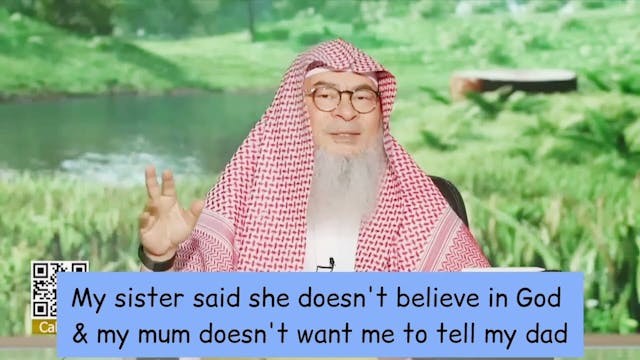 My Sister Said She Doesn't Believe In...