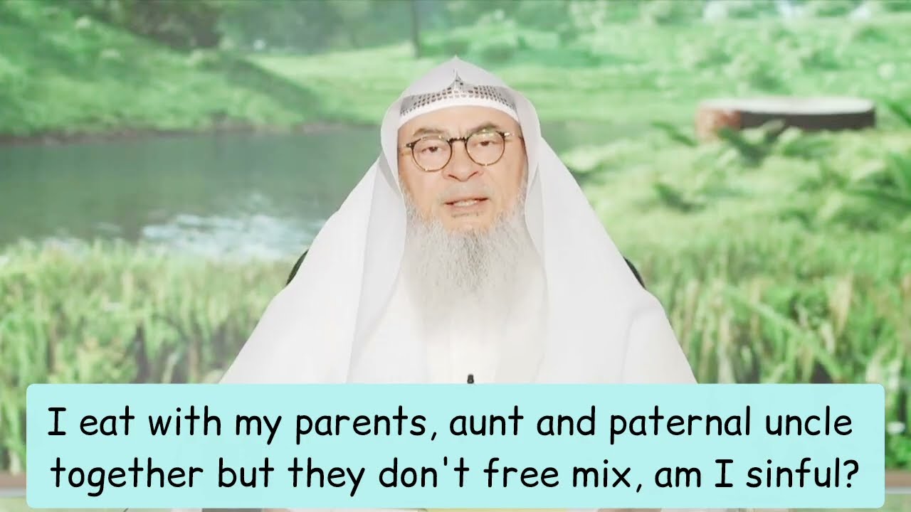 I Eat With My Parents & Aunt Who Is Non Mahram To My Mum, Am I Sinful?
