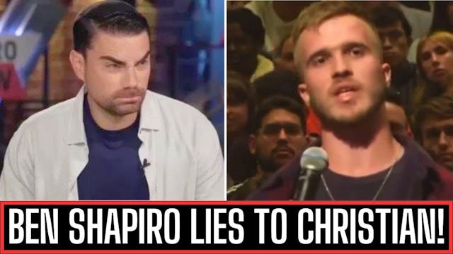 BEN SHAPIRO CAUGHT BY CHRISTIAN STUDE...