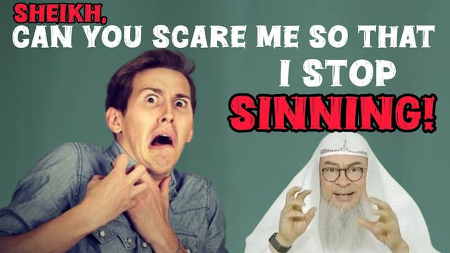 I sin deliberately, can you scare me ...