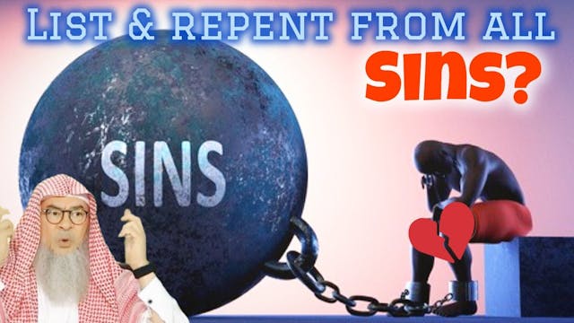 How to repent from all sins Must I li...