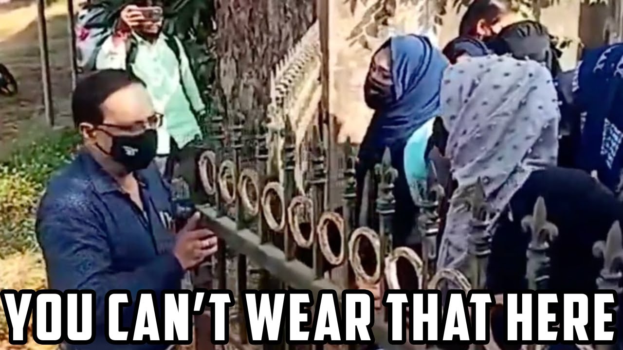 HIJABI STUDENTS NOT ALLOWED INSIDE