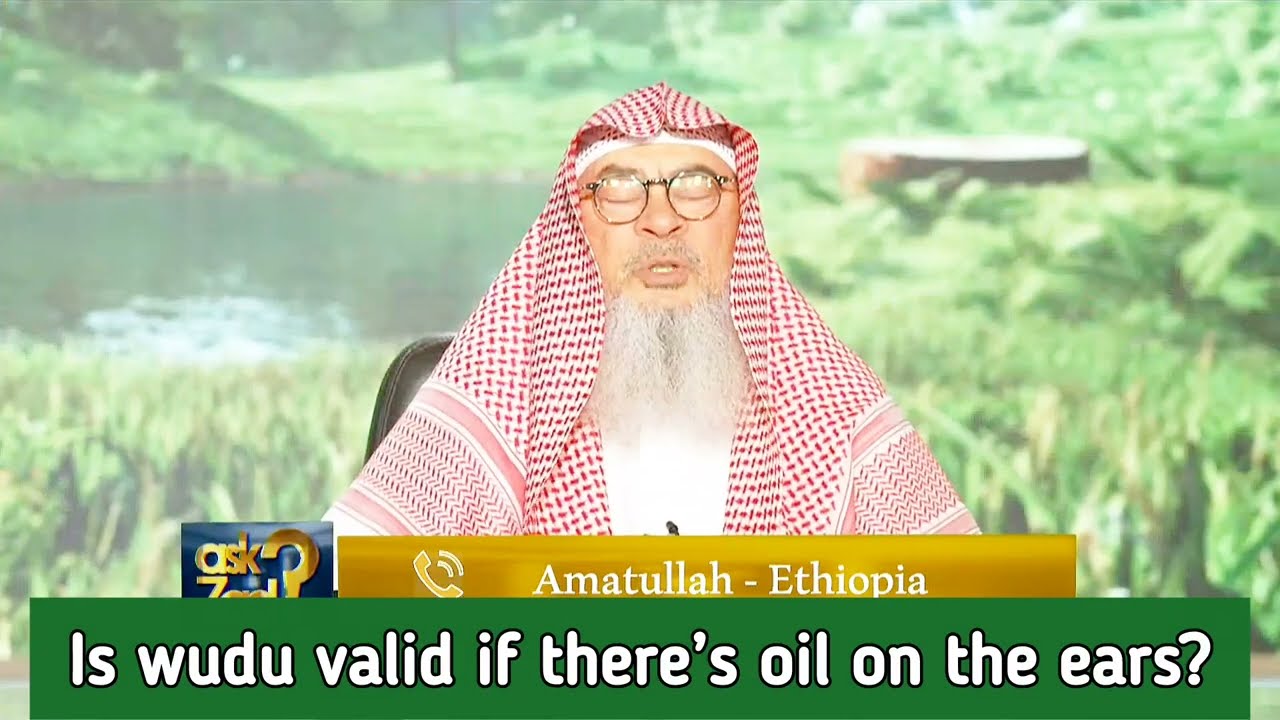 Is Wudu Valid If There's Oil On The Ears?