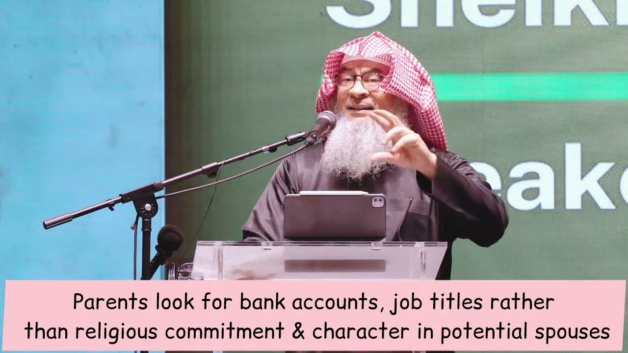 Parents Look For Bank Account & Job Rather Than Religious Commitment & Character