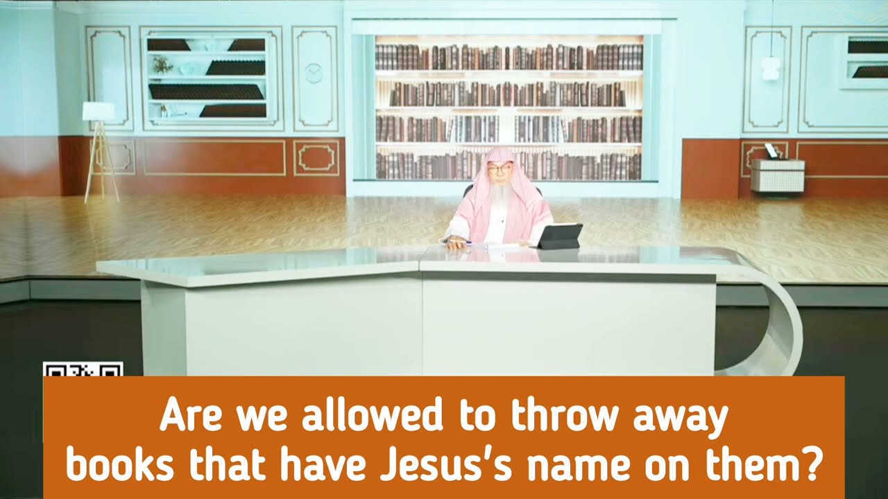 Are we allowed to throw away books that have name of Jesus on them 