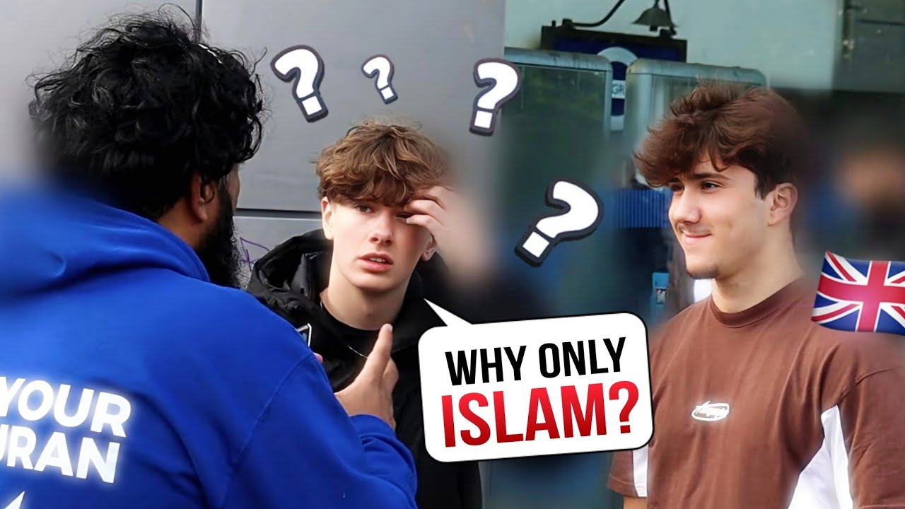 Why Choose Islam Over Other Religions” - Two British Lads Challenge a Muslim!”
