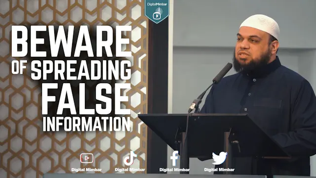 Beware Of Spreading False Information