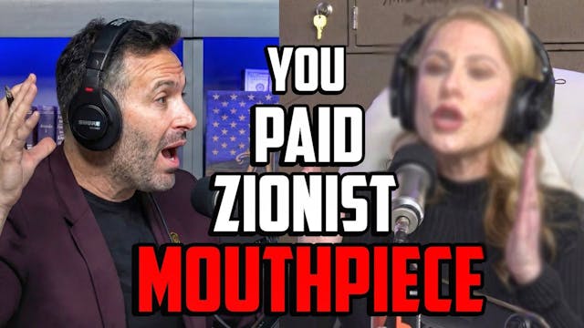 Ana Kasparian Shuts Down Zionist Adam...