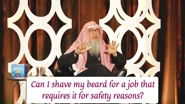 Can I shave my beard for a job that r...