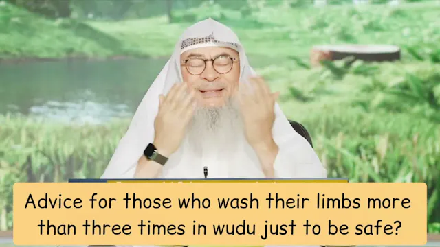 Advice For Those Who Wash Limbs More ...