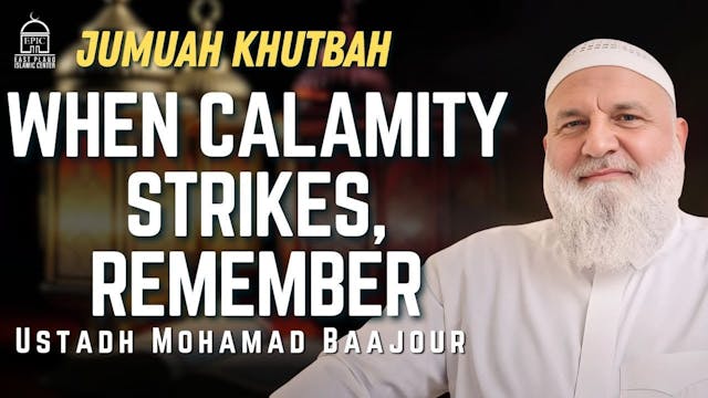 When Calamity Strikes, Remember…  Jum...
