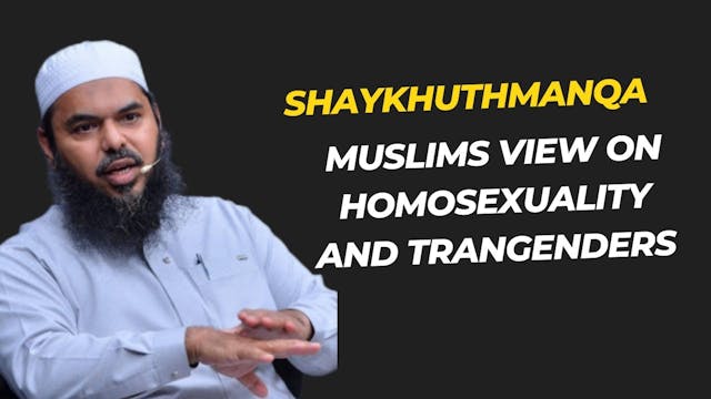 Islamic View On Homosexuality And Tra...