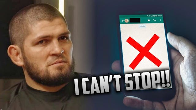 KHABIB’S ADDICTION IS GETTING SERIOUS