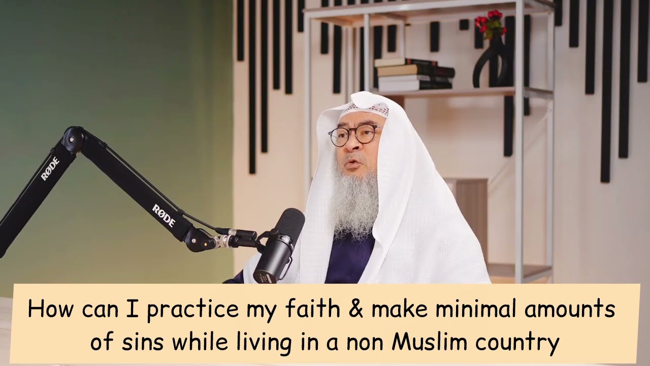 How To Practice My Faith & Make Minimal Amounts Of Sins Living In Other Country?