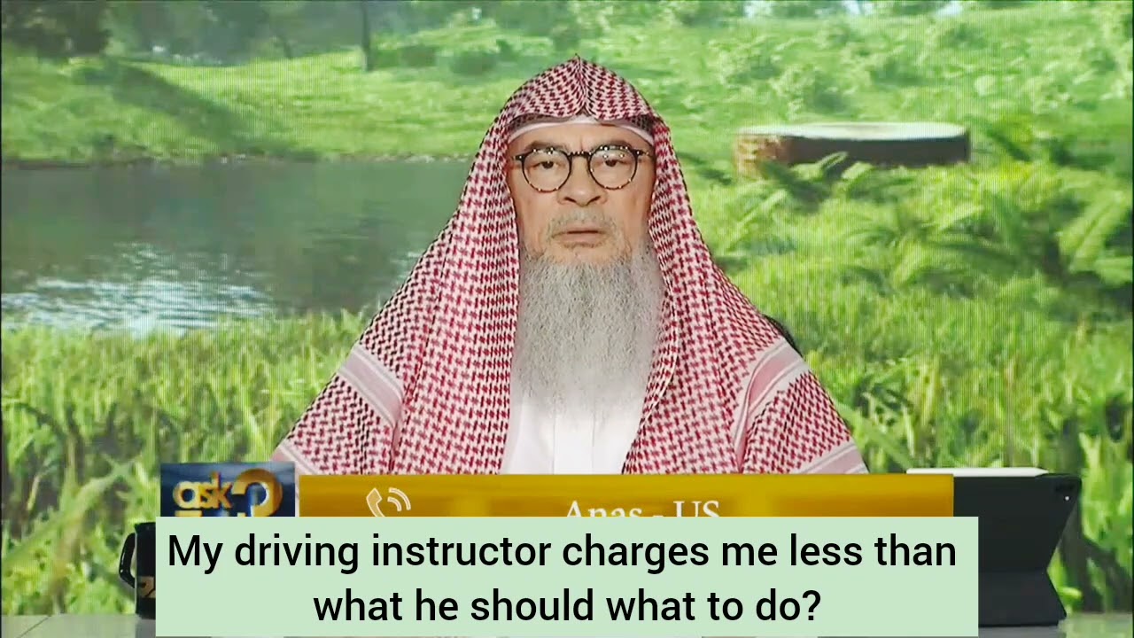 My driving instructor charges me less than what he should, what to do