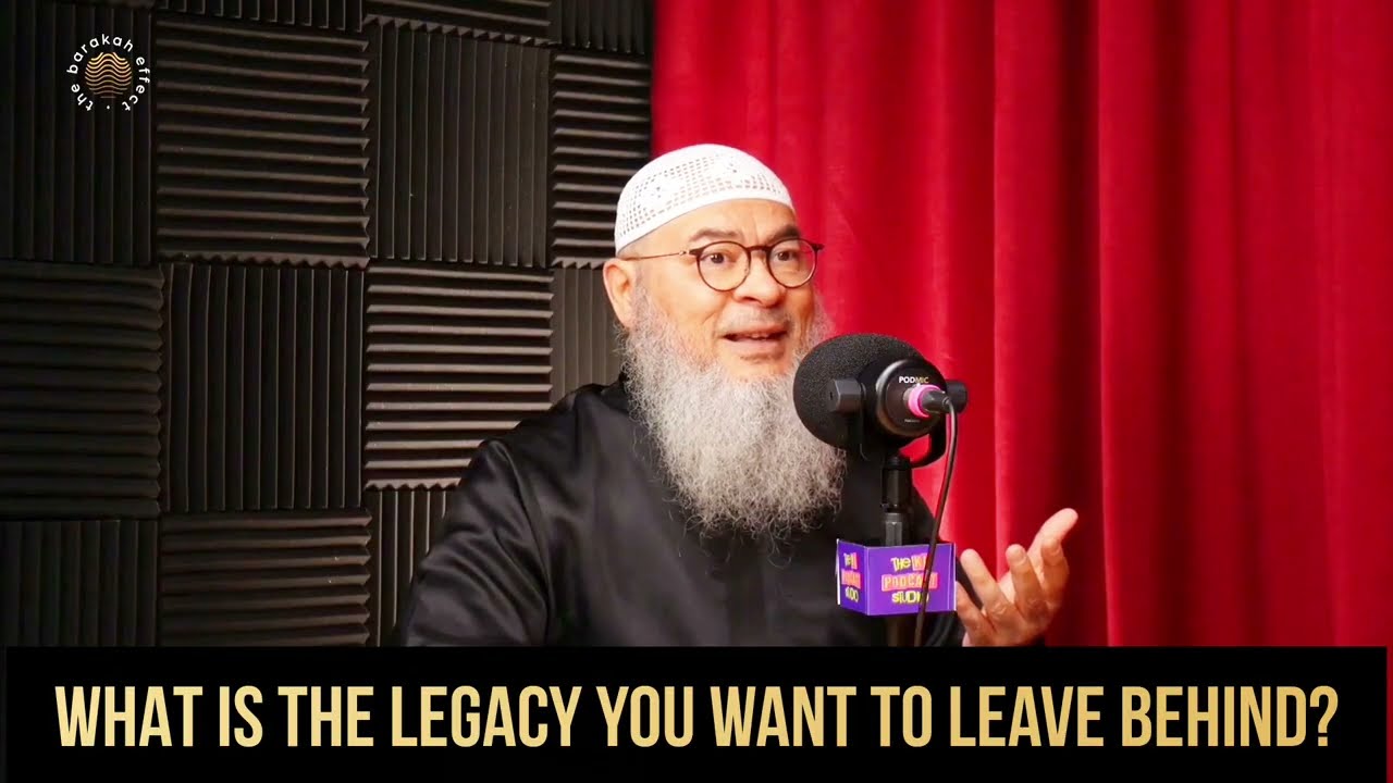 Sheikh, What Legacy Would You Want To Leave Behind When You Die?