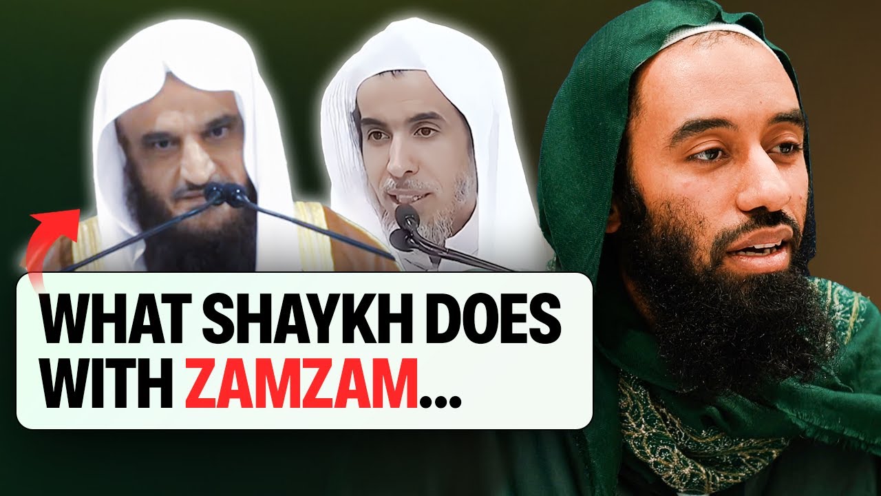 What Shaykh Abd Al-Razzaq Al-Badr Does With Zamzam?