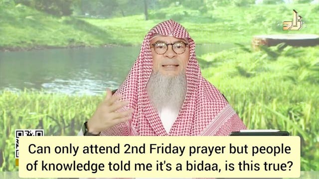 I can only join 2nd Friday prayer but...