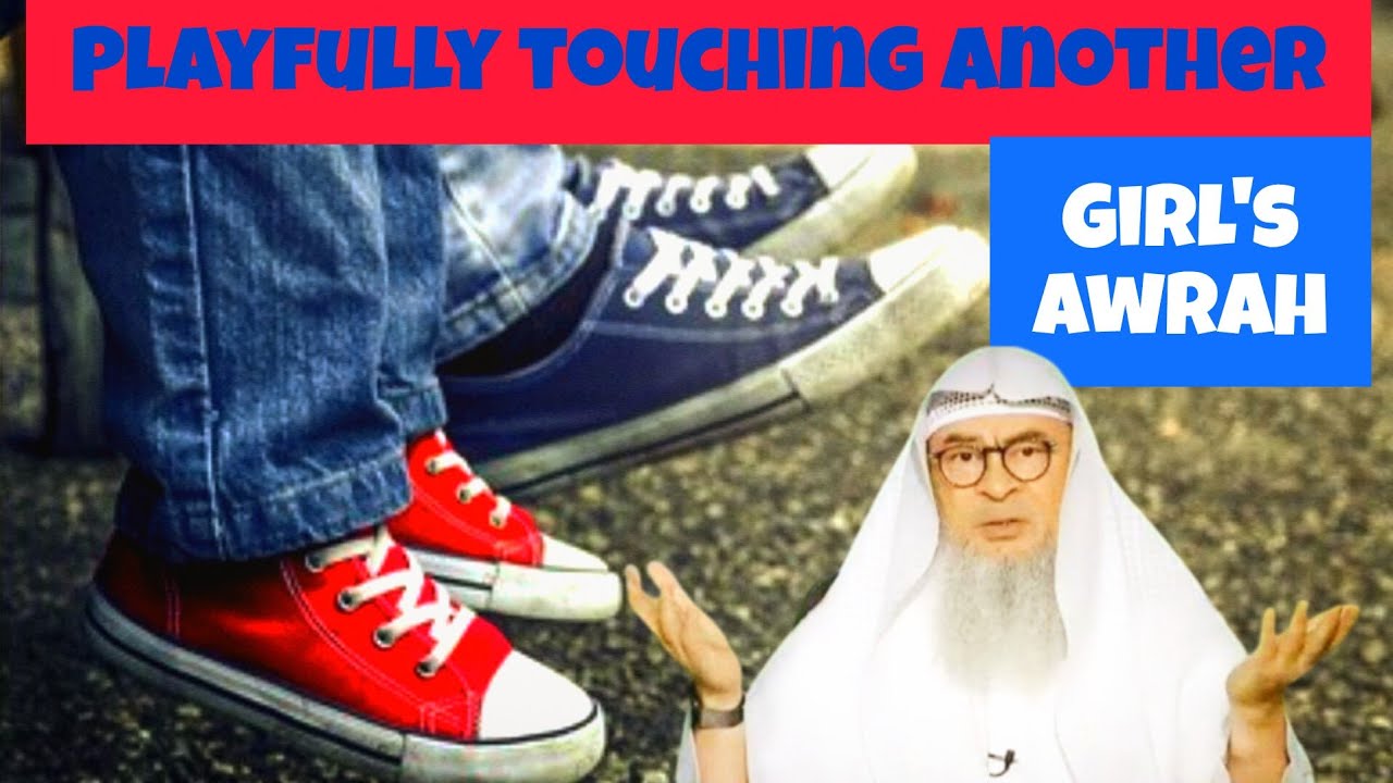 Ruling on playfully touching awrah of a female friend (same gender) 