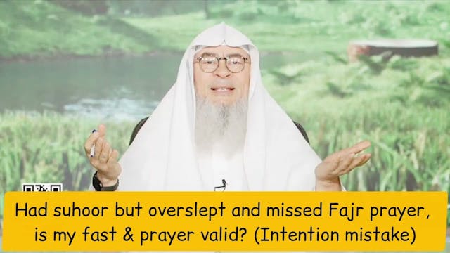 Had Suhoor But Overslept & Missed Faj...