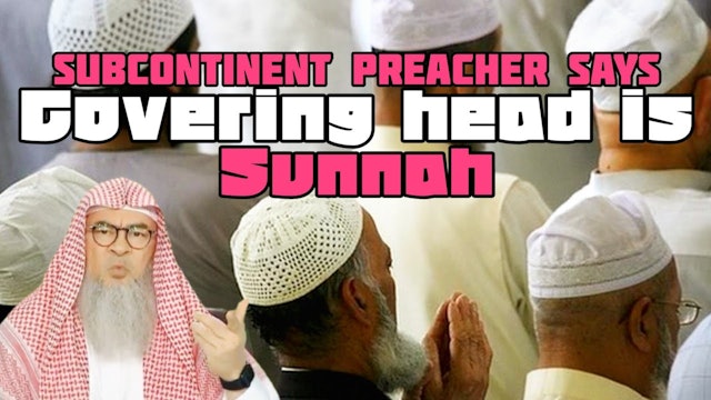 Preacher Says Covering Head Is Sunnah. Why Do Gulf Sheikhs Cover Head?