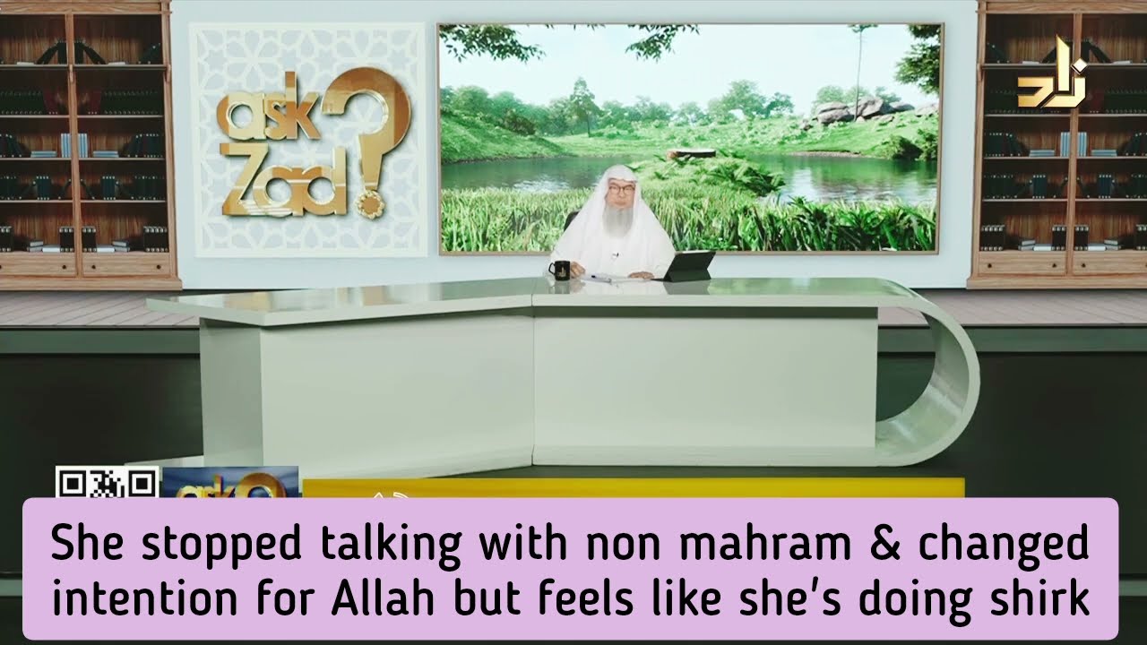 She stopped talking to non mahram guy & changed intention for Allah, is shirk
