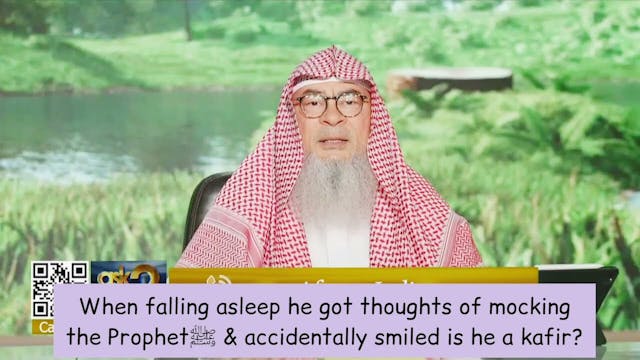 When falling asleep he got thoughts o...