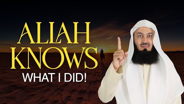 Allah knows what I did!