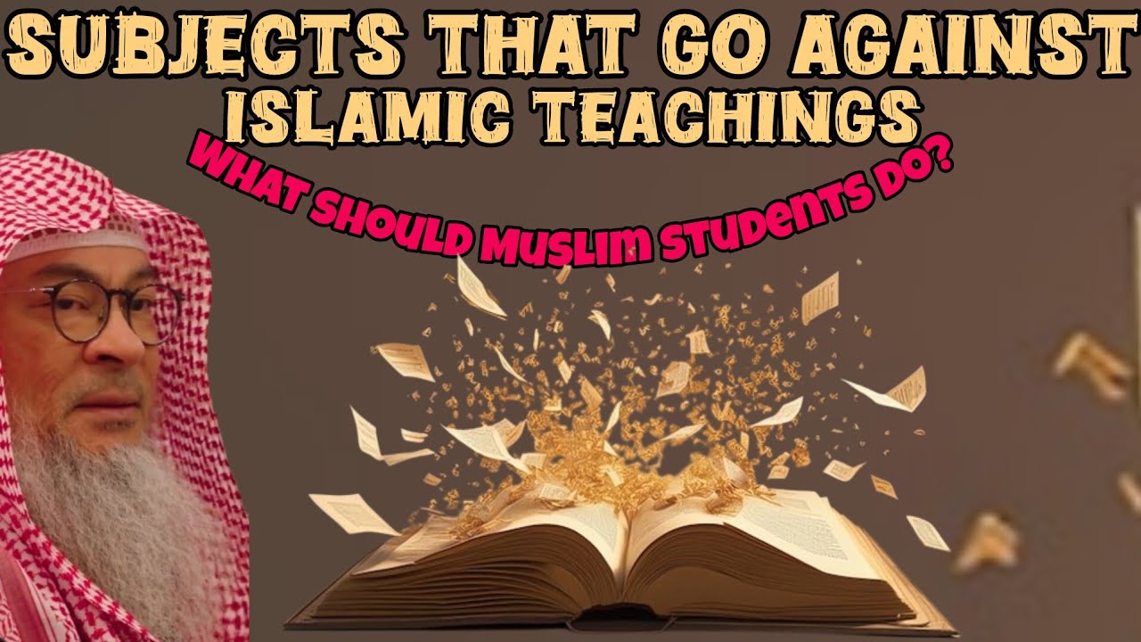 At University there are subjects that go against Islamic beliefs, what to do