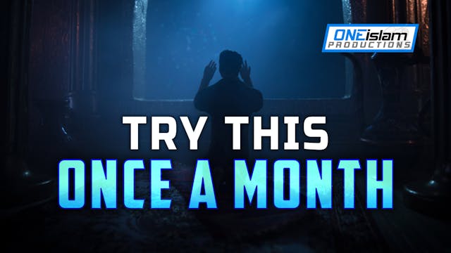 TRY THIS ONCE A MONTH