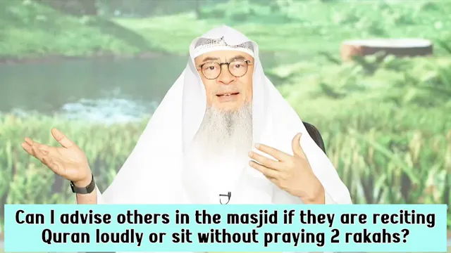 Can I Advise Others In Masjid If They...