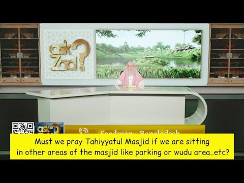 Pray Tahiyatul Masjid, If We Sit In O...