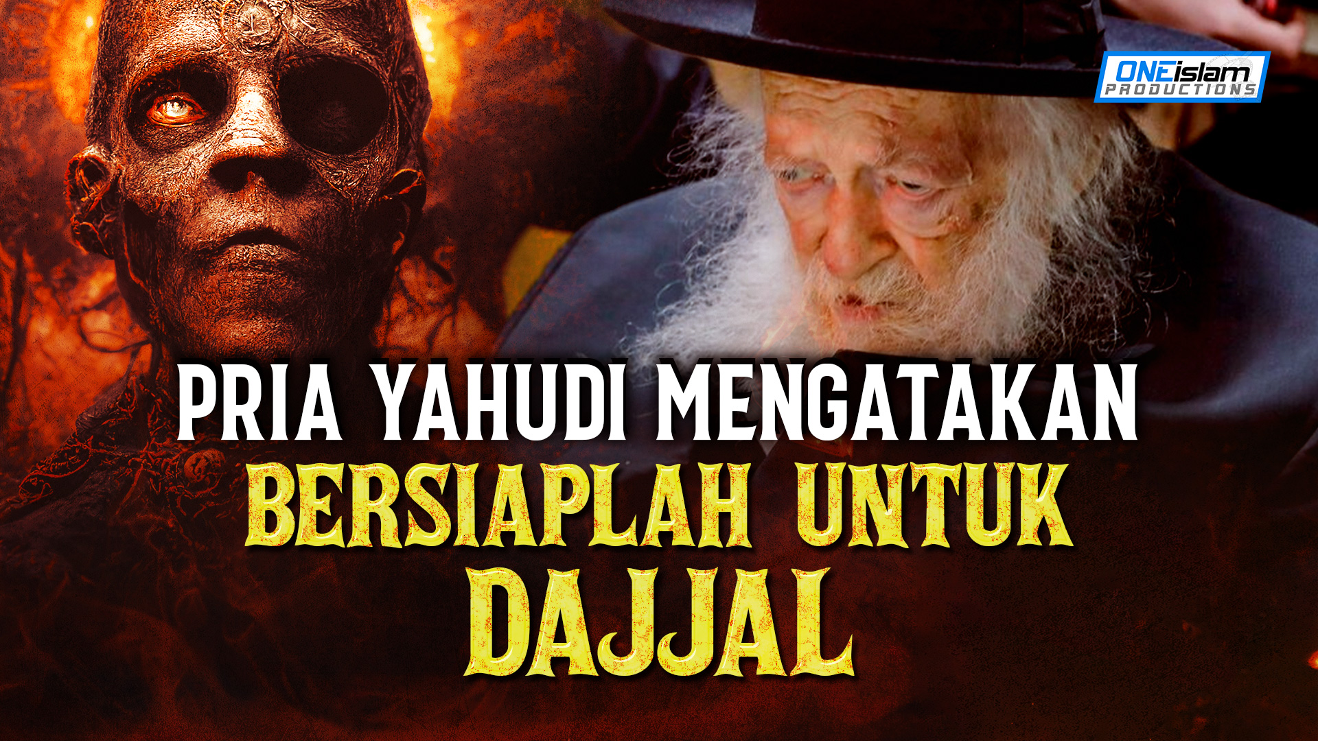 pria yahudi mengatakan bersiaplah untuk dajjal
