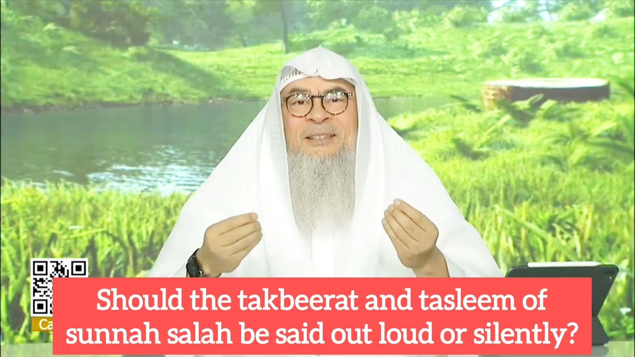 Do I Say AllahuAkbar, Salam & Other Things Silently Or Aloud When Praying Alone?