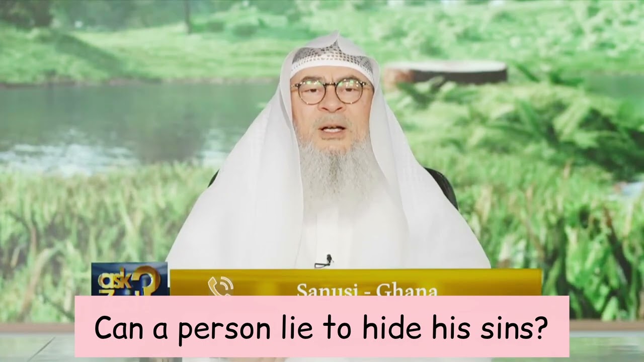 Can I Lie To Hide My Sins?