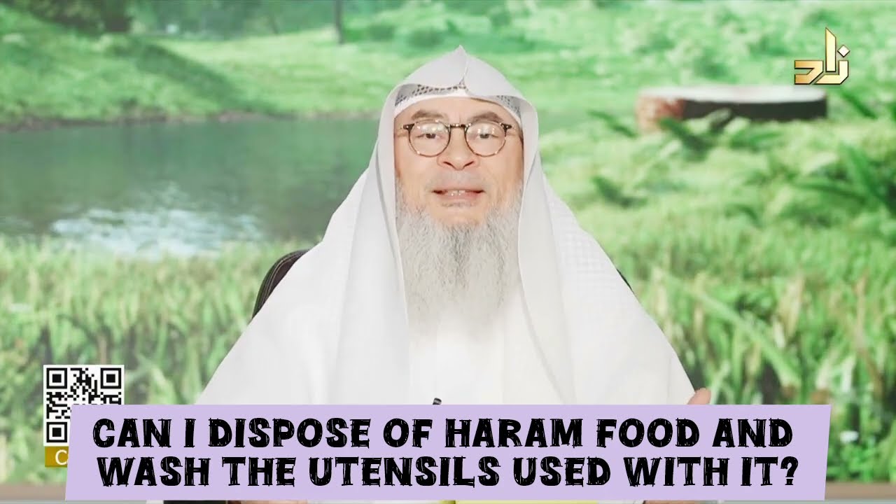 My Family Eats Haram Food, Can I Help Throwing Leftovers & Wash Those Utensils?