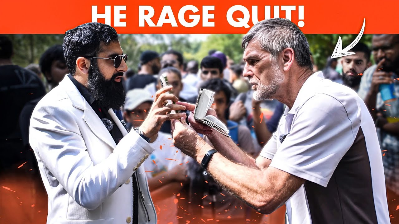 Muslim Crushes Frank’s Quran Copy Argument  Speakers Corner