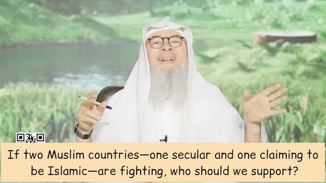 If 2 Muslim countries are fighting ea...
