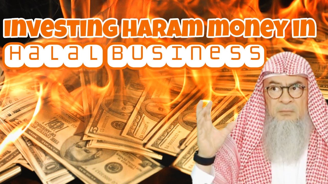 Ruling on investing haram money on halal business or project 